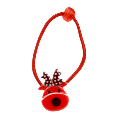 

8 P cs Merry Christmas Hair Elastic Bands Santa Claus Hair Accessories Bow Animals Headband Rubber Ropes Ties Girls Gift