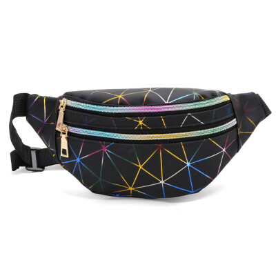 

Travel Waist Fanny Pack Money Belt Wallet Glitter Multicolor Bag