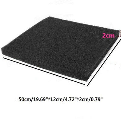 

50502cm Practical Biochemical Cotton Filter Aquarium Fish Tank Pond Foam Sponge Filter Black Fish Tank Filters & Accessories