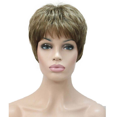 

StrongBeauty Super Short Layered&Spikey Blonde Full Synthetic Wig Wigs Black Brown COLOUR CHOICES