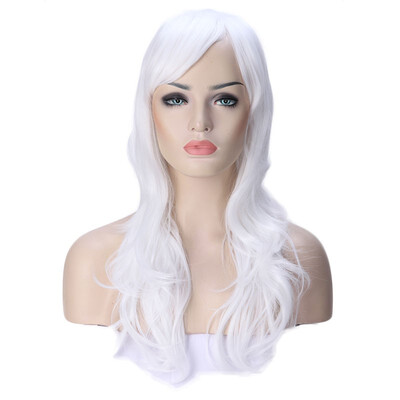 

23 Inch Synthetic Long Wavy Full Hair Wigs Cosplay Costume Party Heat-Resistant Wigs For Women Men