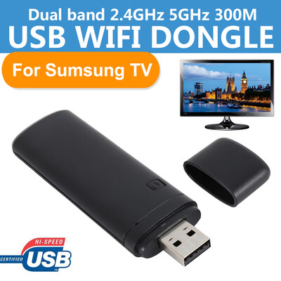 

USB Wireless Adapter WiFi Dongle Replacement for Samsung TV Linkstick WIS09ABGNX