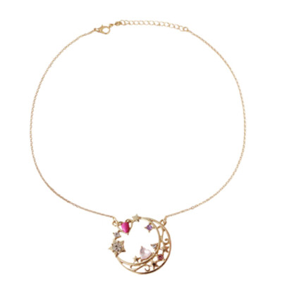

Girls Sailor Moon Necklace Pendant Jewellery Womens Birthday Gift Necklace