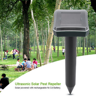 

Greensen 2PCS Ultrasonic Solar Snake Mouse Pest Rodent Repeller Anti Mosquito Garden Yard
