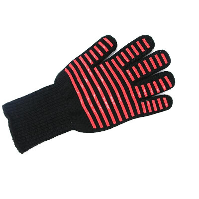 

1Pcs Long Heat Proof Oven Mitt Glove Cooking Kitchen Surface Heat Resistant Gloves for BBQ Baking