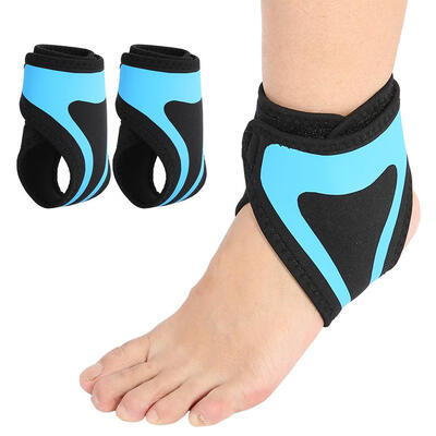 

Greensen 1 Pair Ankle Support Brace Adjustable Foot Achilles Strap Bandage Ankle Support Protector for Sport Fitness Gym Running