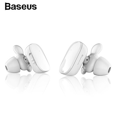 

Baseus W02 Bluetooth Earphone TWS Wireless earbuds with microphone intelligent touch control for Mobile Phone Driver Music