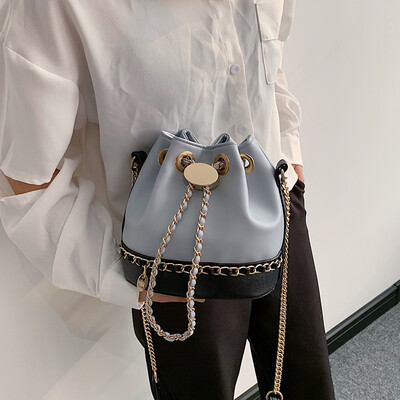 

Advanced sense bag female bag new 2019 fashion bucket bag summer small fresh wild ins shoulder shoulder bag