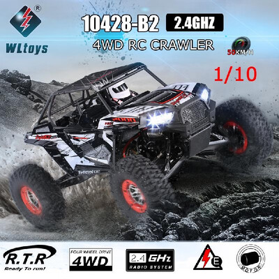 

WLtoys 10428-B2 110 RC Car 24G 4WD 50Kmh Rock Crawler Off-Road Buggy Desert Baja RC Car RTR