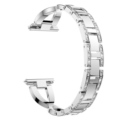 

〖Follure〗Luxury Alloy Crystal Stainless Steel Wristband Strap Band For Fitbit versa