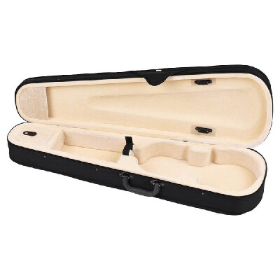 

Professional 44 Full Size Violin Triangle Shape Case Box Hard & Super Light with Shoulder Straps Burgundy