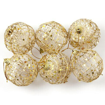 

Tailored Christmas 6Pcs Xmas Tree Balls Decoration Baubles Party Wedding Ornament Pretty