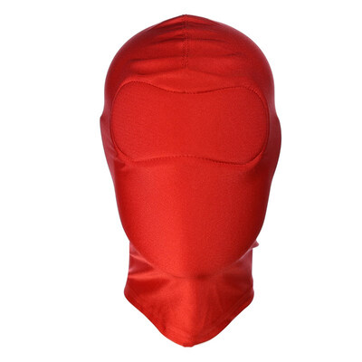 

FUNNYBUNNY Black Breathable Face Cover Spandex Zentai Costume Hood Mask Scary Mask Halloween Mask Adults Full Face