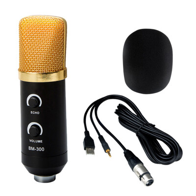 

Black 35mm USB Microphone Mic Studio Recording with Shock Mount