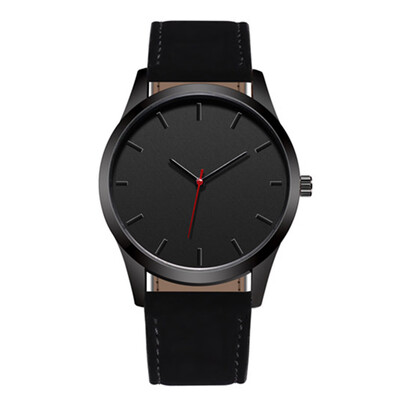 

2018 Fashion Large Dial Military Quartz Men Watch Leather Sport Watches