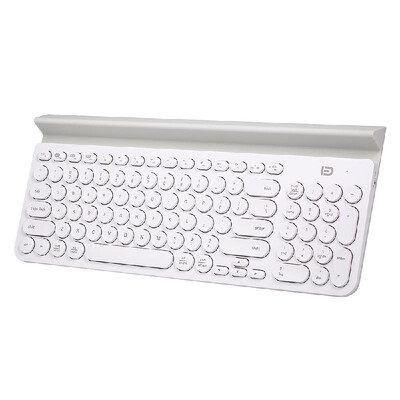 

FD Portable Wireless Bluetooth Keyboard with Mobile Phone Holder for Tablet Smart Phone Computer