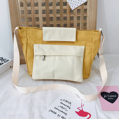 

Ins 100 canvas bags for girls with diagonal bags