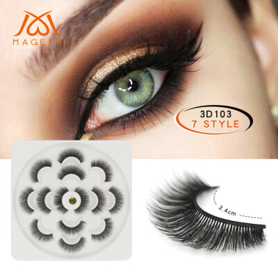 

〖Follure〗7Pair Luxury 3D False Lashes Fluffy Strip Eyelashes Long Natural Party