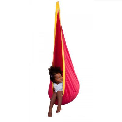 

Baby Inflatable Hammock Kids Hanging Chair IndoorOutdoor Child Swing Chair With Inflatable Cushion H1339 - Deep Pink