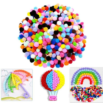 

Gobestart Caydo 100 Pieces 1 Inch Pom Poms for Hobby Supplies&DIY Creative Crafts