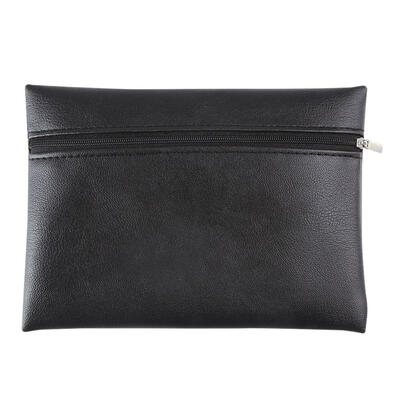 

Makeup Brush Storage Bag Zipper Waterproof PVC Cosmetic Pen Travel Organize