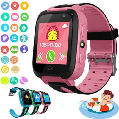 

Anti-lost Smart Watch GPS Tracker SOS Call GSM SIM Xmas Gifts For Child Kids