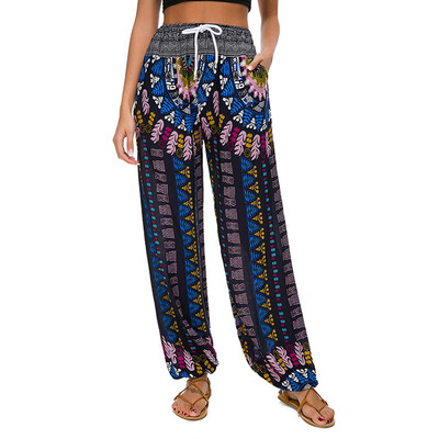 

Women Baggy Harem Pants Leggings Floral Printed Boho Summer Yoga Indian Trousers