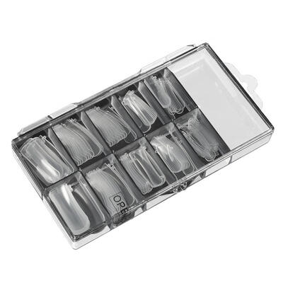 

100pcs Fake Nail Tips Transparent Polish Gel Nails Art Manicure Tool