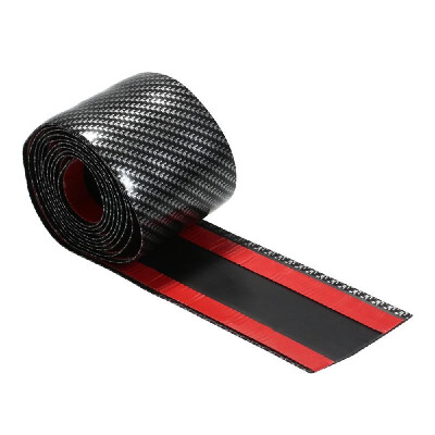 

Universal Car Sticker 4D Carbon Fiber Rubber DIY Door Sill Protector Edge Guard 2m 5cm