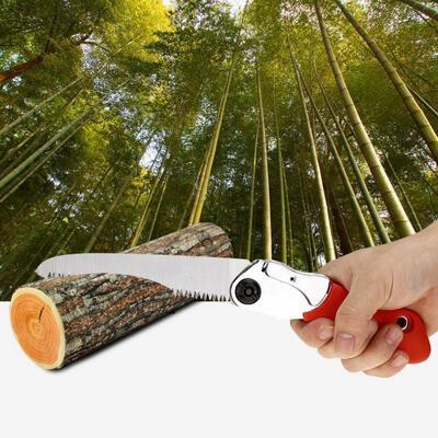 

Greensen Foldable Portable Manual Pruning Saw with Anti-slip Handle Outdoor Gardening Tree Cutting Tool