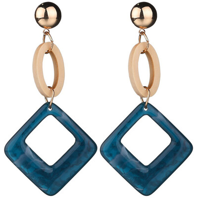 

Retro Geometric Acrylic Drop Dangle Stud Stud Earrings Fashion Jewelry yuy