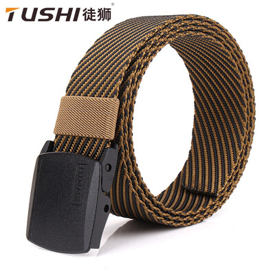 

New hypoallergenic belt mens canvas belt casual canvas belt outdoor nylon YKK buckle