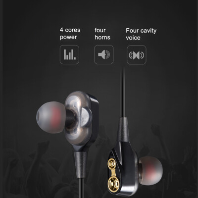 

Double Dynamics BT Earphone Wireless Headset Headphones with Mic Stereo Earphones for Mobile Phone Sports White Gold