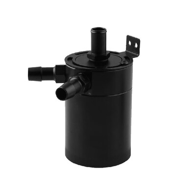 

Universal Double Billet Aluminum Baffled Catch Can Oil Separator Bottle