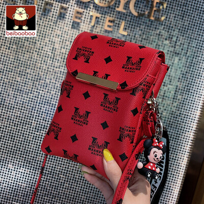 

New small bag&women 2019 new style Korean casual printing mobile phone bag mini single-shoulder oblique package tide