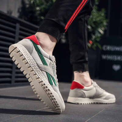 

Summer mens shoes 2019 new Korean version of the trend Joker board shoes autumn net red leisure sports summer canvas tide shoes