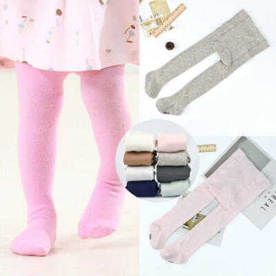 

UK Newborn Baby Girl Solid Cotton Tight Pantyhose Warm Tights Stockings 0-24M