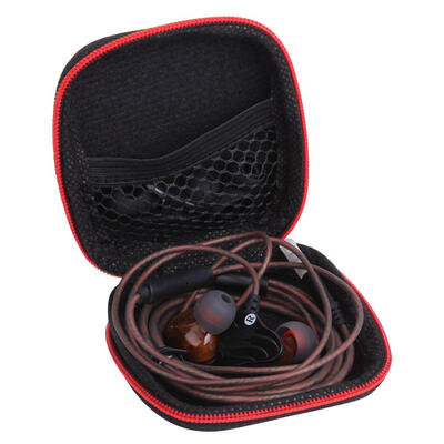 

35mm Wired Dual Driver Dynamic HiFi In-ear Earphones Headset with Mic