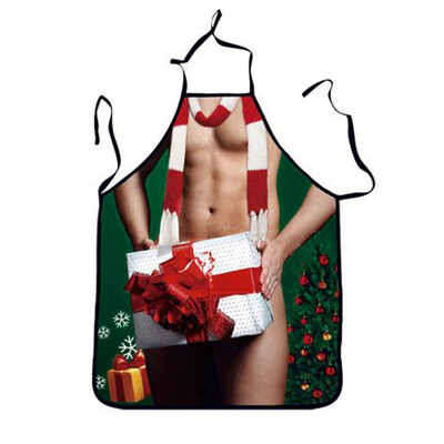 

Siaonvr Women And Mens Christmas Print Snowflake Cooking Kitchen Halter Apron