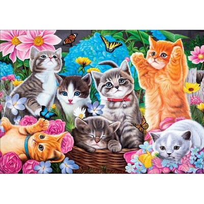 

5D DIY Full Drill Square Diamond Painting Cat Cross Stitch Embroidery Kit