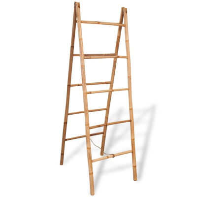 

Double Towel Ladder with 5 Rungs Bamboo 197"x63