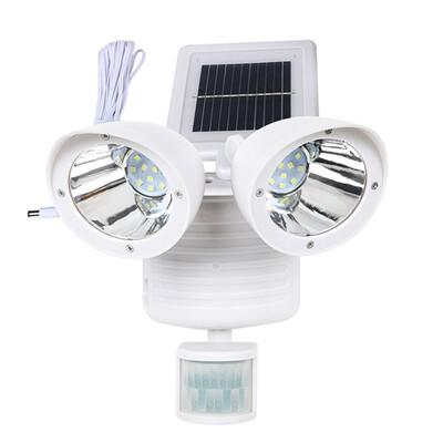

22LED Spot Light Pathway Solar Powered Night Lights Solar Lamp Double Lamp PIR