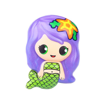 

Gotoamei Cute Mermaid Scented Super Slow Rising Kids Toy Stress Reliever Toy Squeeze Toy
