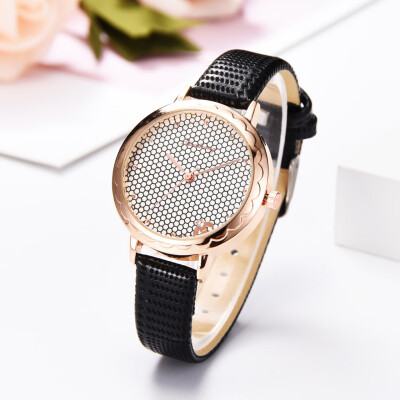 

RM Fashion Simple Casual Ladies Watch Bee Home Dial Leather With Strap Ladies Watch