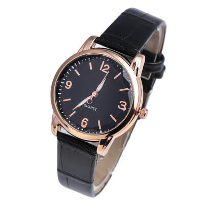 

Business Temperament Beautiful Ladies WristWatch Woman Fashion Love Leather Analog Round Souvenir Womens Quartz watch 2018 D