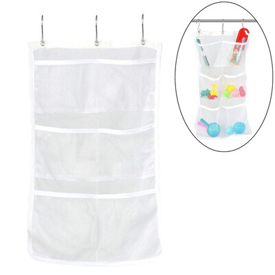 

〖Follure〗Bathroom Tub Shower Bath Hanging Mesh Organizer Caddy Storage Bag