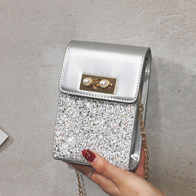 

Ins new small bag women 2019 new tide foreign style mobile phone bag fashion shoulder Messenger bag Joker