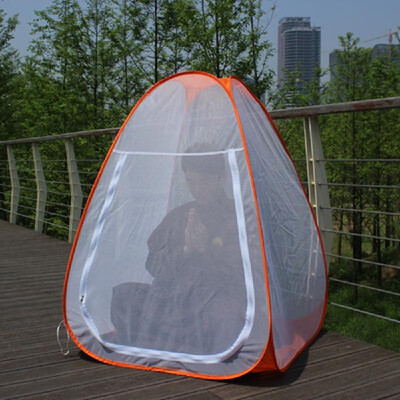 

Buddhist Meditation Tent Single Mosquito Net Temples Sit-in Free-standing Shelter Cabana Quick Folding Camping Tent