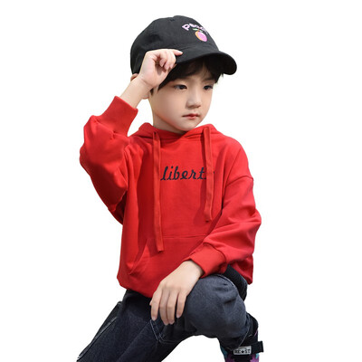 

GONGXICHEN 2019 autumn new boy hooded pullover sweater sweater sports 14928
