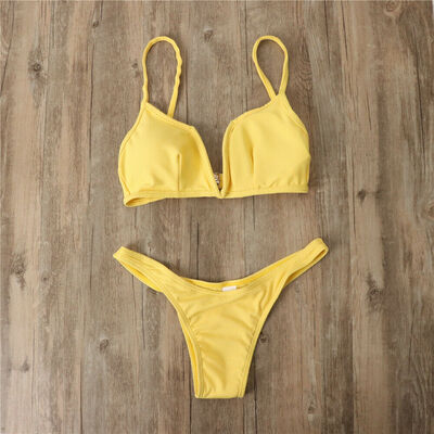 

Womens V Bra Bikini Sets Padded Swimsuit Push Up Bathing Suit Swimwear
